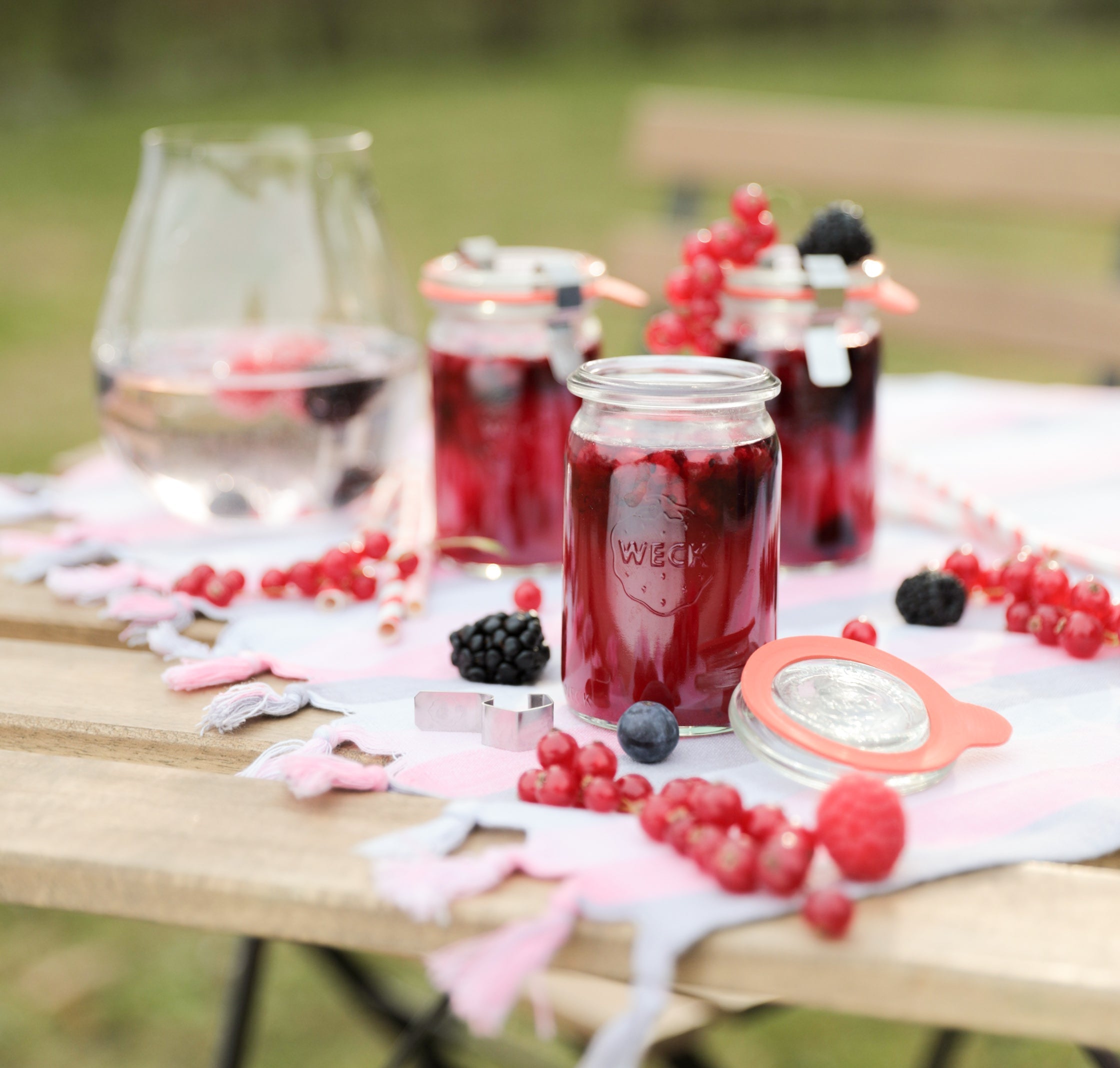 Beeren-Konfitüre mit Lillet