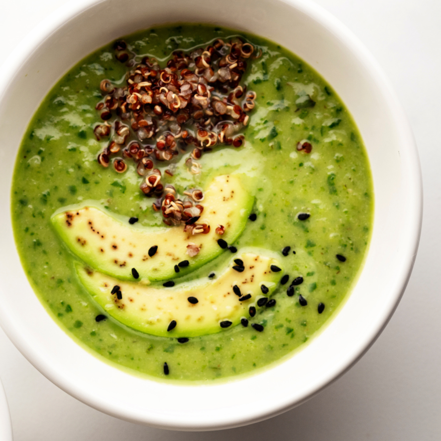 Avocado-Kichererbsen-Creme