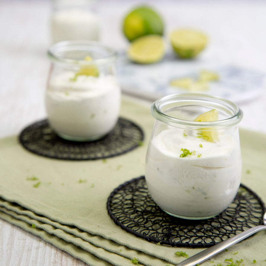 Joghurt-Limetten-Mousse