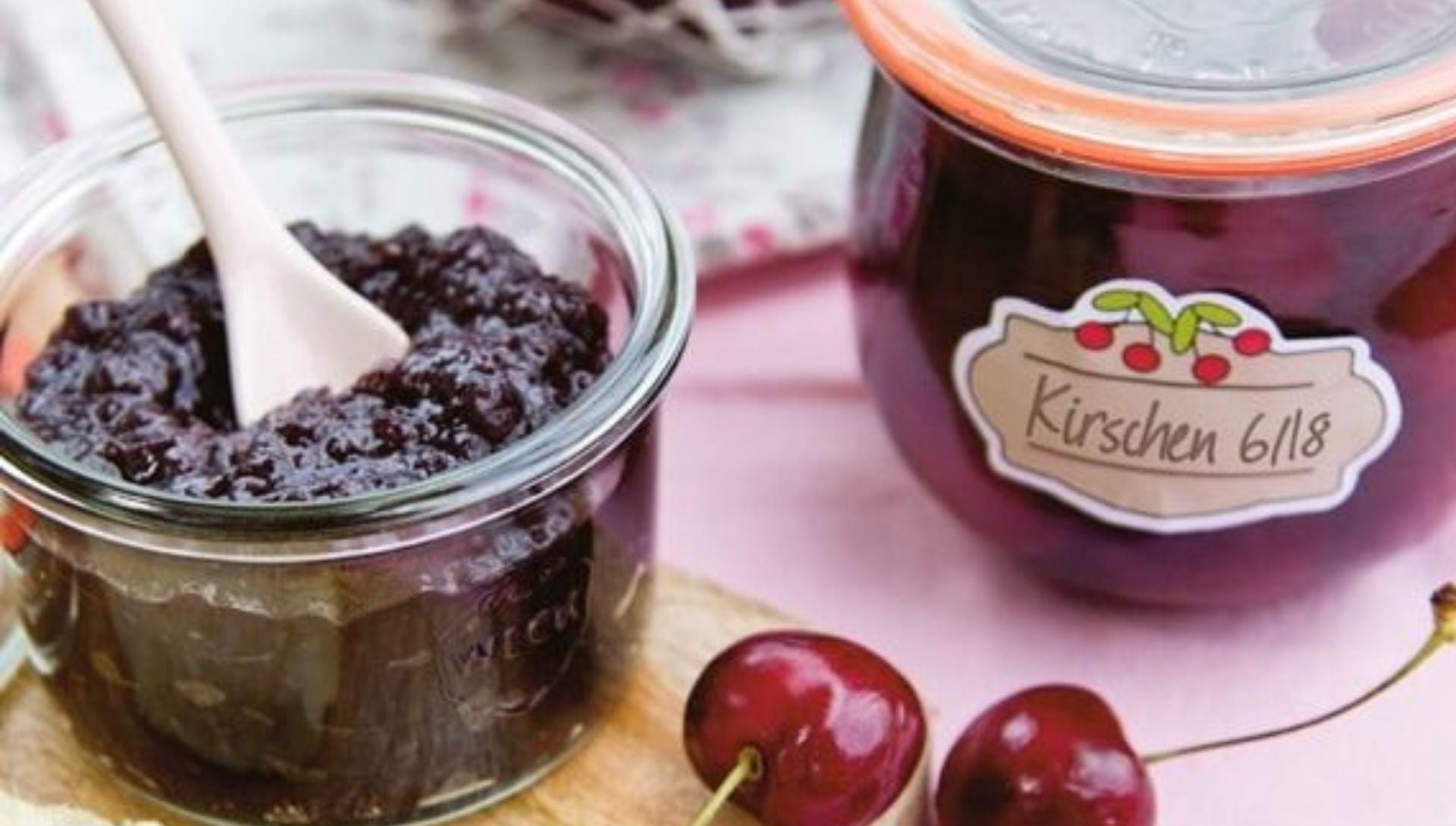 Kirsch-Kokos-Konfitüre