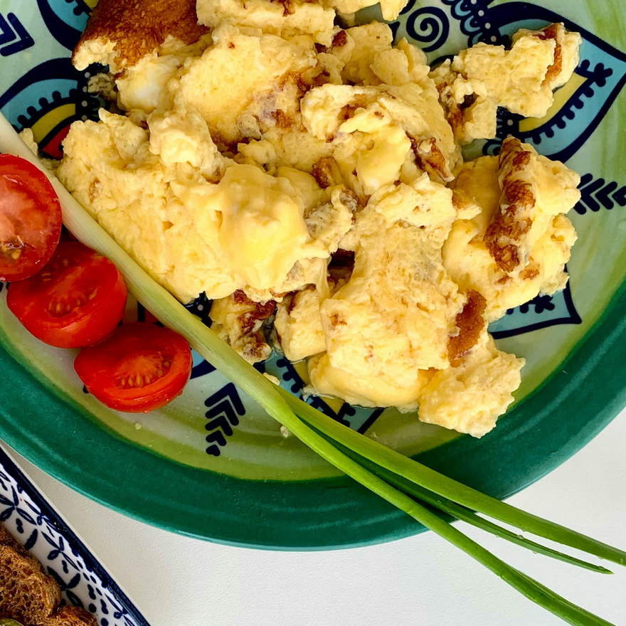 Mikrowellen-Rührei im Glas