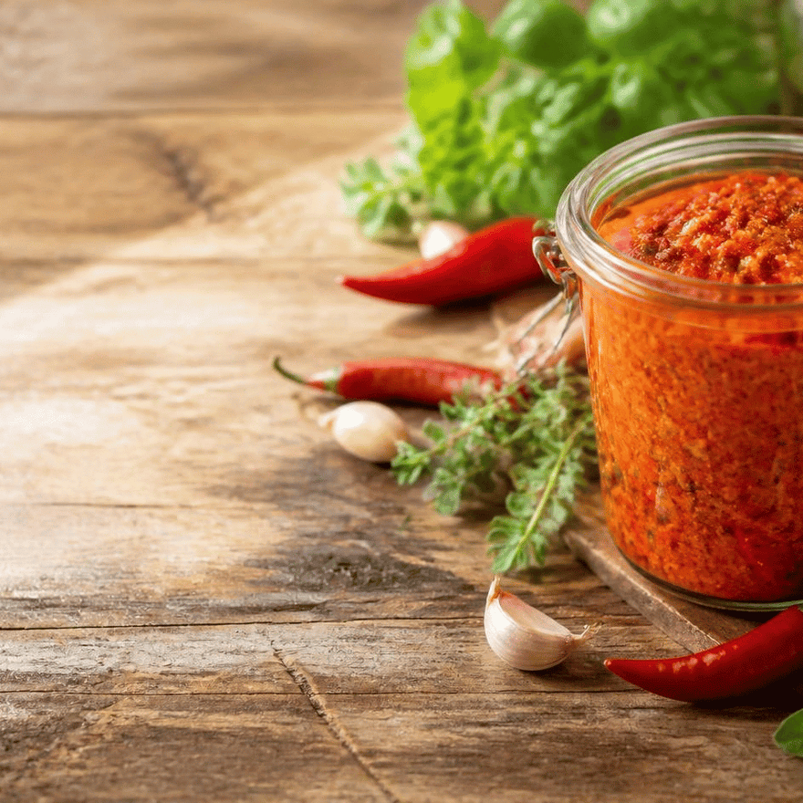 Paprika-Chili-Pesto