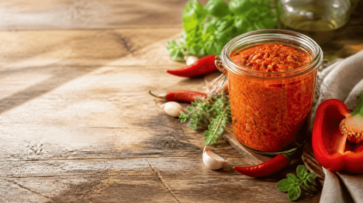 Paprika-Chili-Pesto