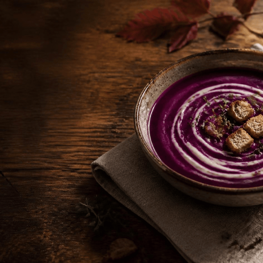 Rotkohl-Suppe