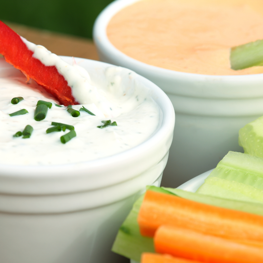 Schnittlauch-Senf-Dip