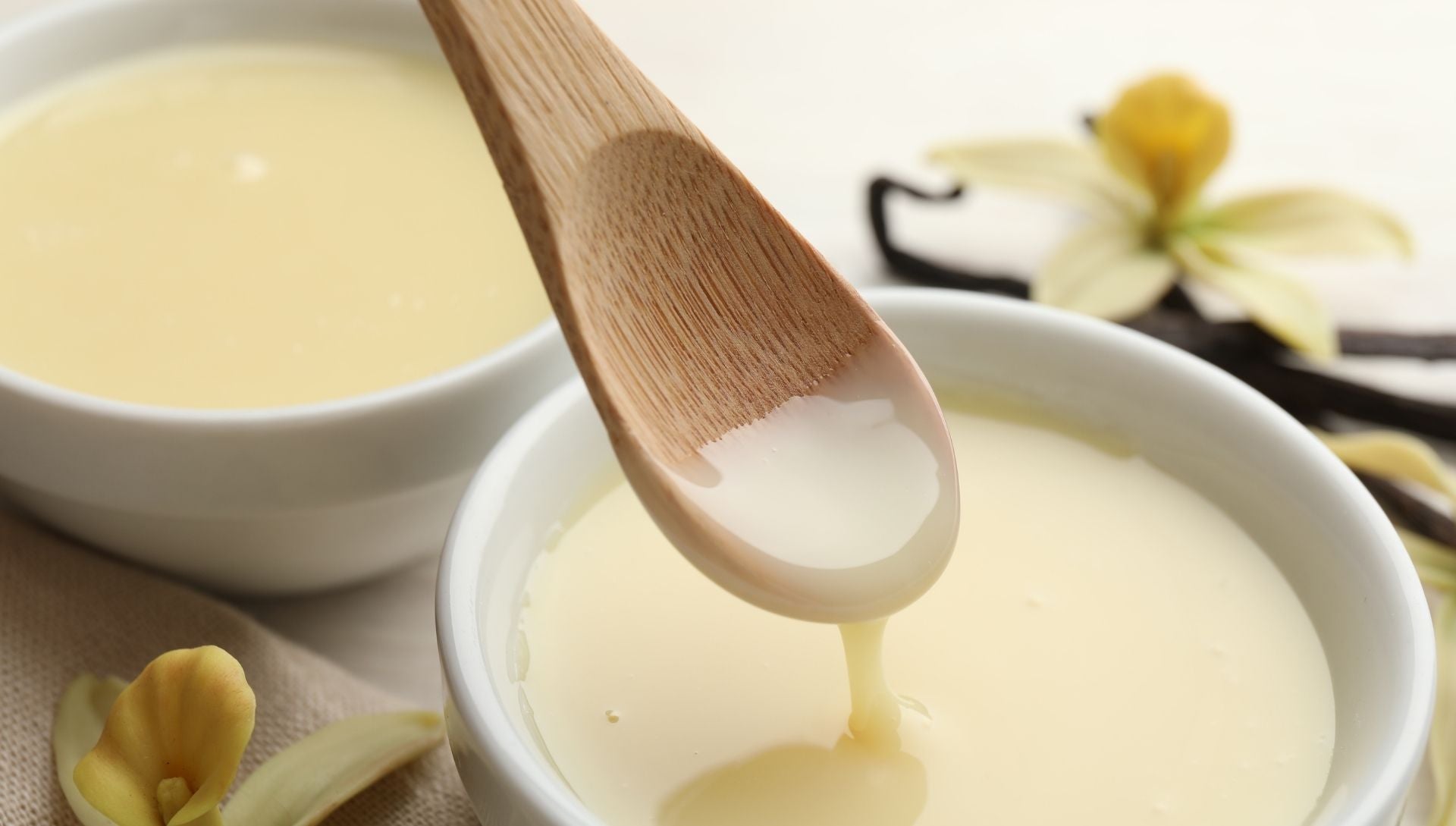 „Warme Milch mit Honig“-Pudding