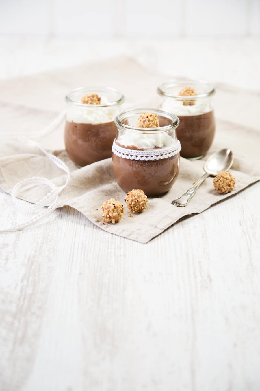 Giotto-Creme Arbeitszeit 25 Min. 6 Dessertgläser (zum Beispiel WECK Tulpenform 220 ml)