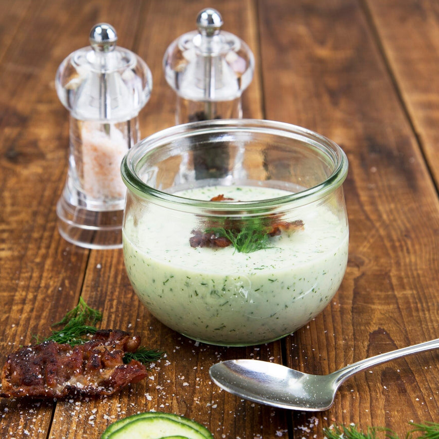 Gurkensuppe mit Speck Rezept