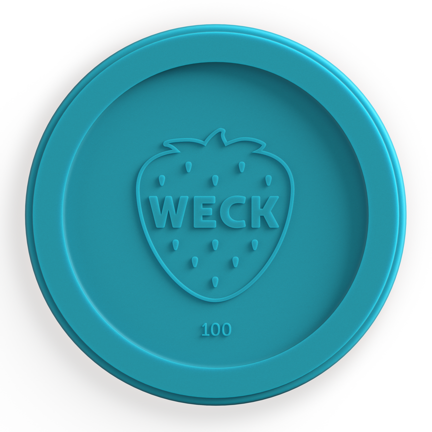 Frischhaltedeckel Petrol für Ø 100 mm (3 St.)