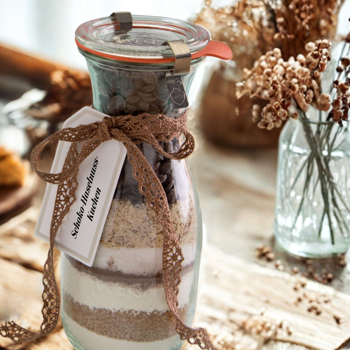 Weck Saftflasche 1L – Set Mit 6 Glasflaschen, Spülmaschinenfest & Wiederverwendbar