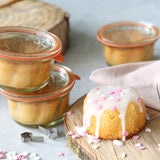 Bundt cake jar 220 ml with glass lid (6 pcs.)