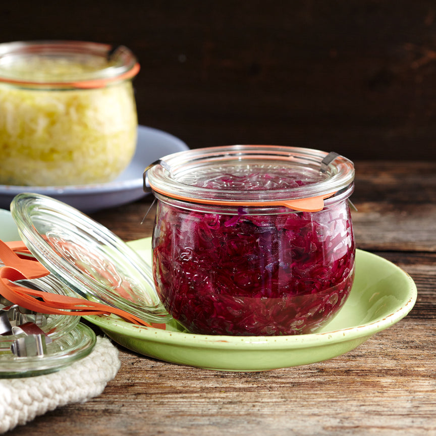 Tulpen-Glas 580 ml mit Glasdeckel (6 St.)