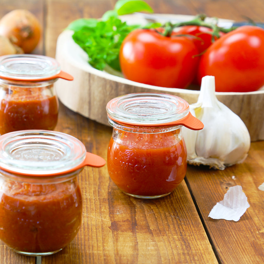 Tulpen-Glas 75 ml mit Glasdeckel (12 St.)