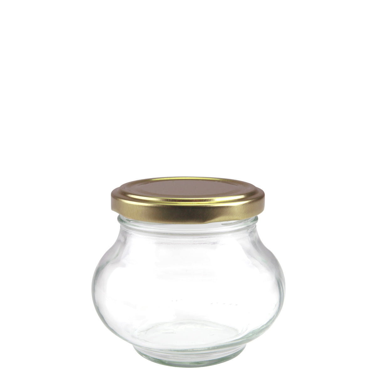 Gelee-Glas 235 ml mit goldfarbenem Schraubdeckel (12 St.) – WECK Online Shop