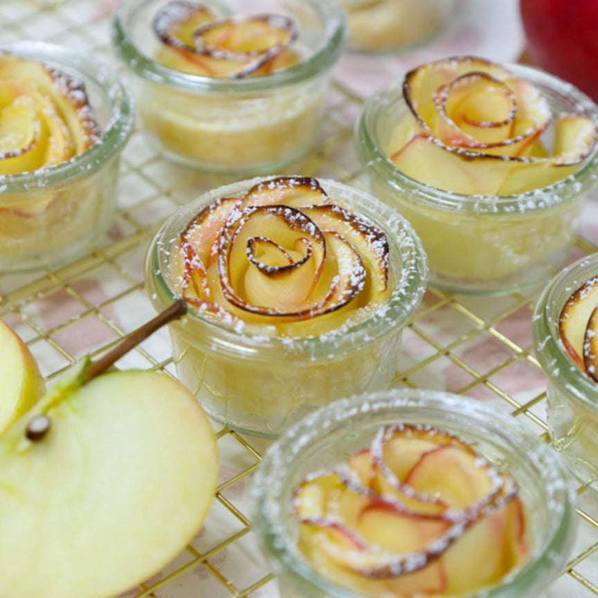 Tapered jar 65 ml with glass lid (12 pcs.)