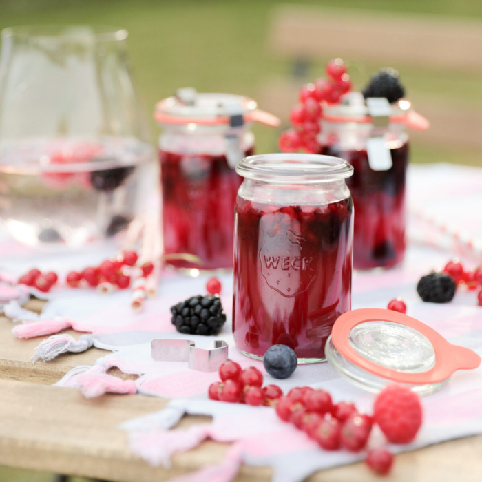 Beeren-Konfitüre mit Lillet