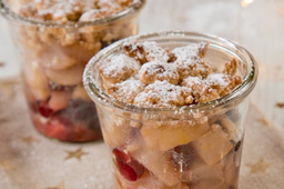 Birnen-Cranberry-Crumble