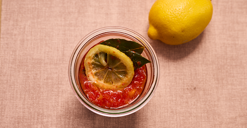 Salsa au piment et au citron