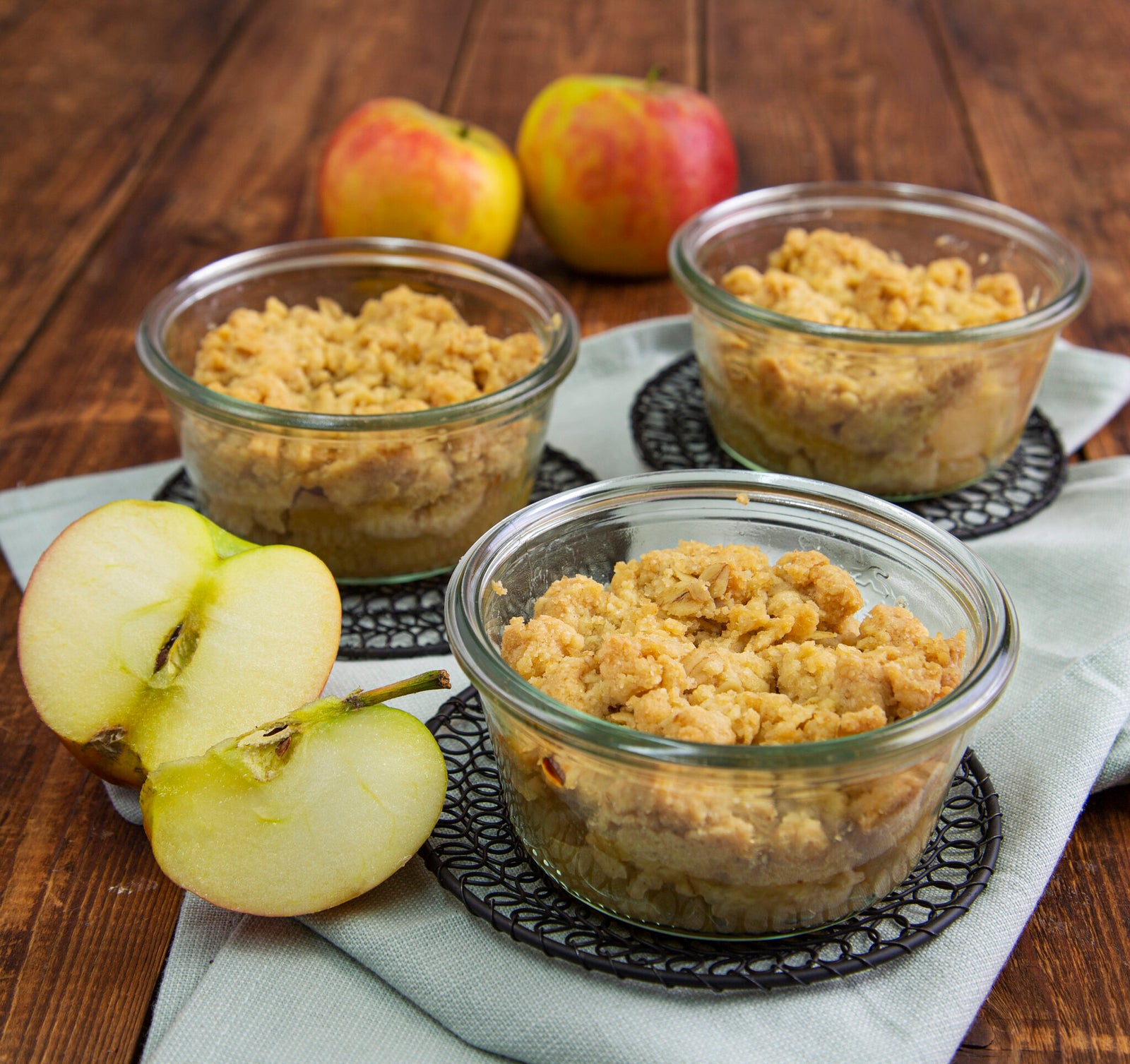 Apfel-Crumble