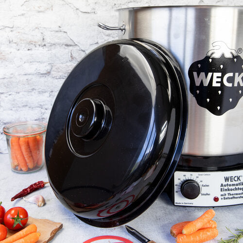 Deckel schwarz ⌀33,5cm aus Kunststoff für Einkochautomaten WAT 24 & 25 – WECK Online Shop