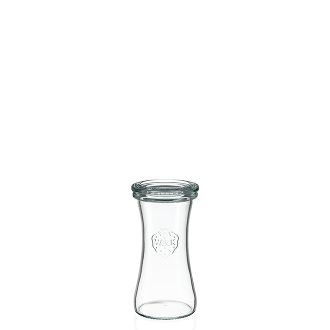 Delikatessen-Glas 100 ml mit Glasdeckel (6 St.)