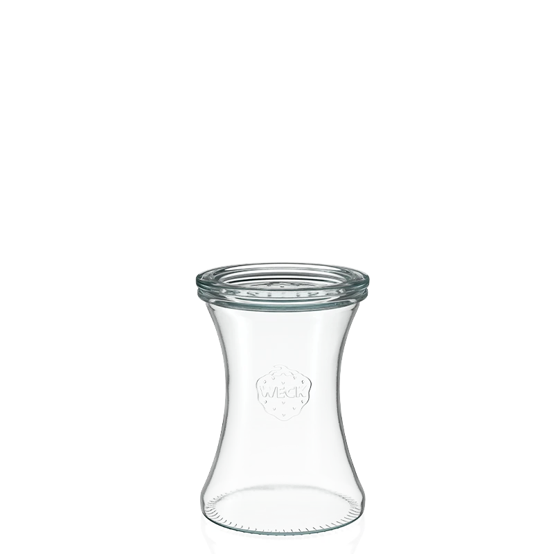 Delikatessen-Glas 370 ml mit Glasdeckel (6 St.)