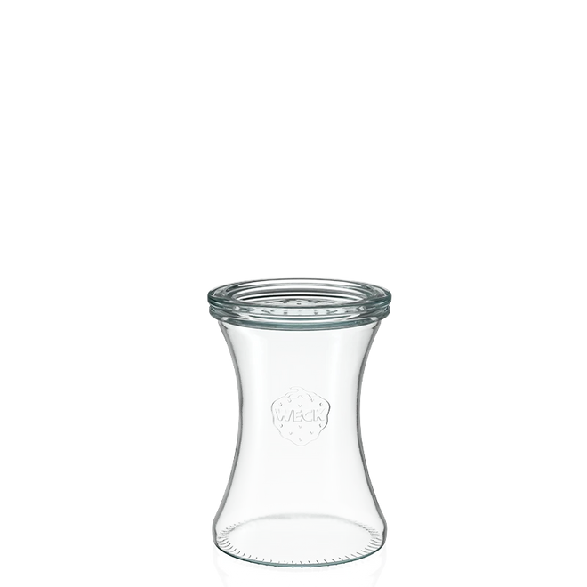 Delikatessen-Glas 370 ml mit Glasdeckel (6 St.)