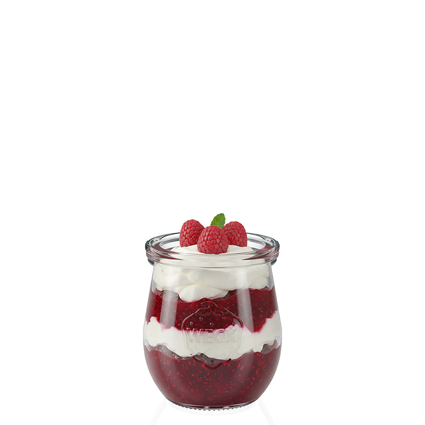 Tulpenglas 200 ml mit Glasdeckel (12 St.)