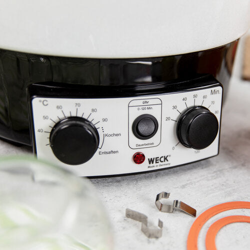 Drehknopf schwarz für Zeitschaltuhr von WECK Einkochautomaten