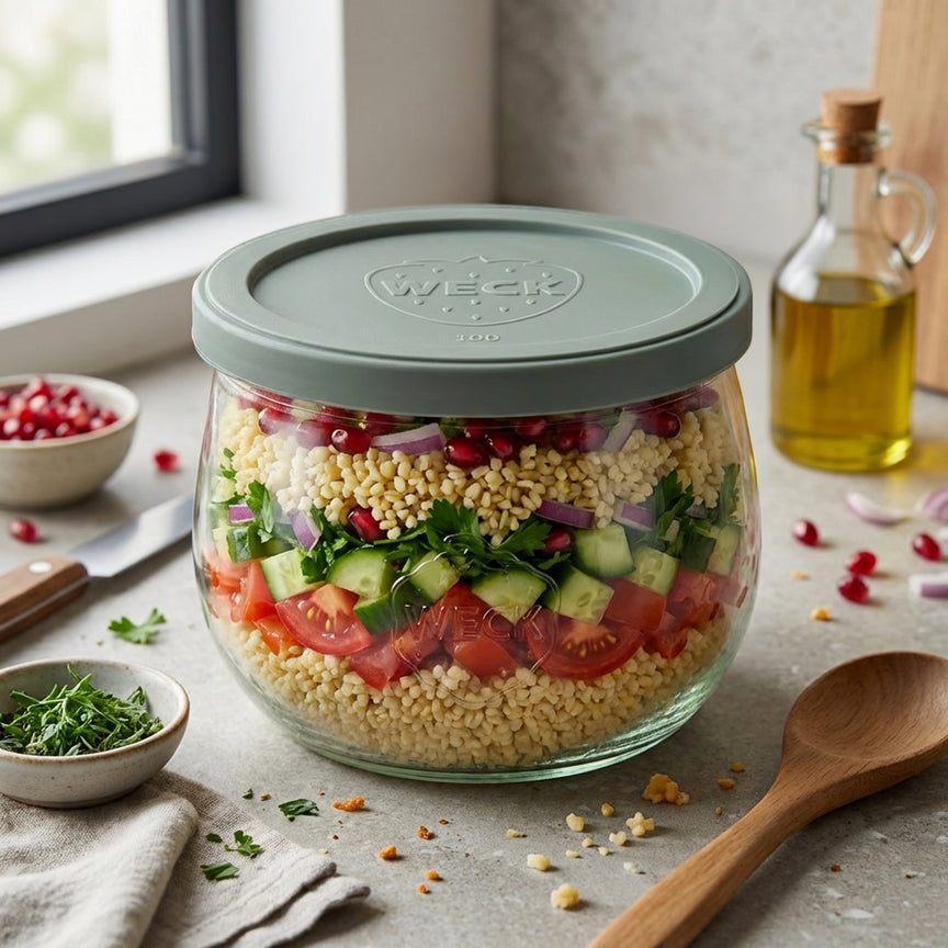 Keep-fresh Lids sage for opening Ø 100 mm (RR) (3 pcs)