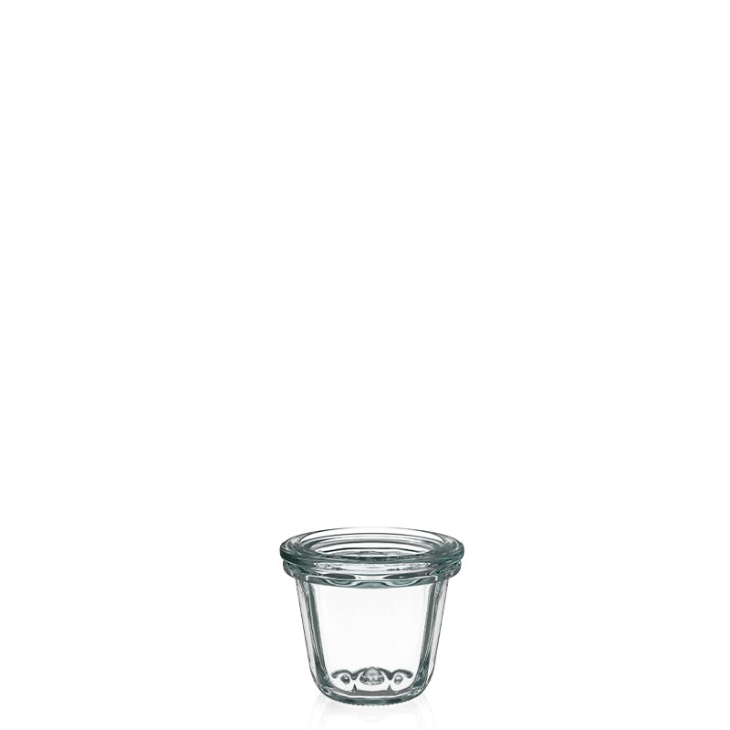 Gugelhupfglas 60 ml mit Glasdeckel (12 St.)