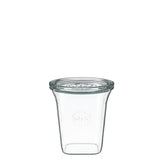 Quadroglas 450 ml mit Glasdeckel (6 St.)