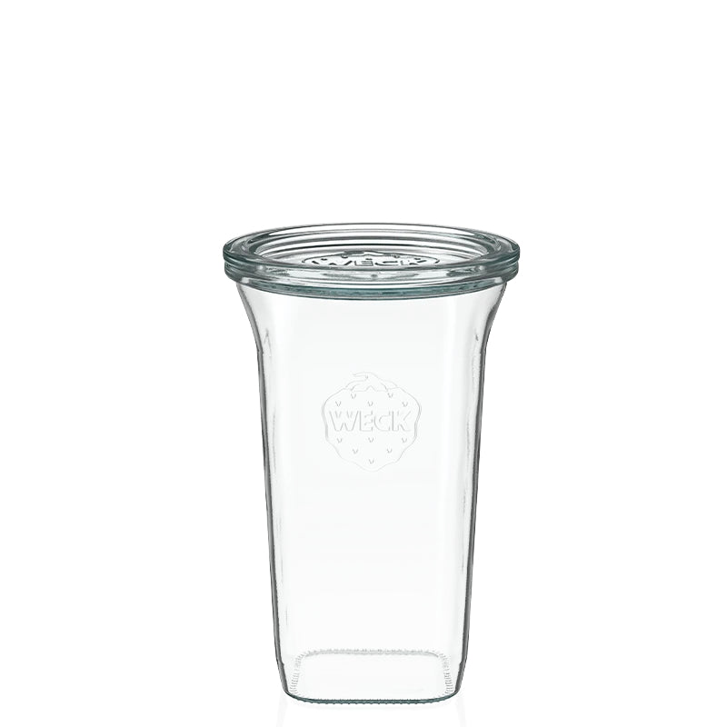 Quadroglas 700 ml mit Glasdeckel (6 St.)