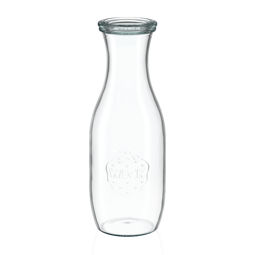 Saftflasche 1062 ml mit Glasdeckel (6 St.)