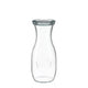Glaskaraffe 500 ml mit Glasdeckel (6 St.)