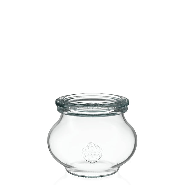 Barattolo in vetro decorativo 190 ml con coperchio in vetro (12 pz)