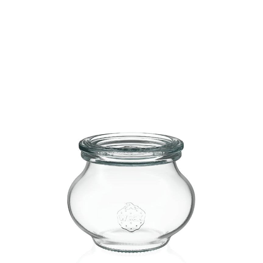 Schmuckglas 190 ml mit Glasdeckel (12 St.)