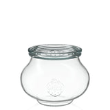 Schmuckglas 500 ml mit Glasdeckel (6 St.)