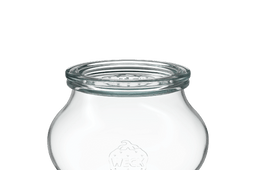 Schmuck-Glas 560 ml mit Glasdeckel (12 St.)