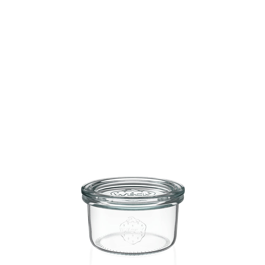 Sturzglas 120 ml mit Glasdeckel (12 St.)