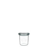 Tarro de conserva de 115 ml con tapa de vidrio (12 uds.)