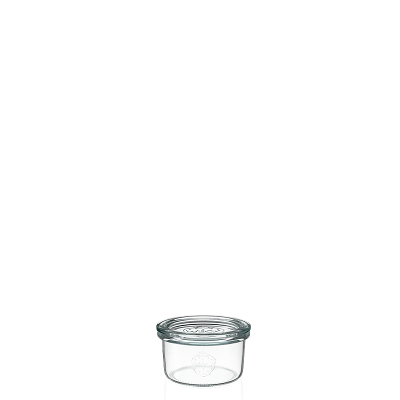 Sturzglas 120 ml mit Glasdeckel (12 St.)