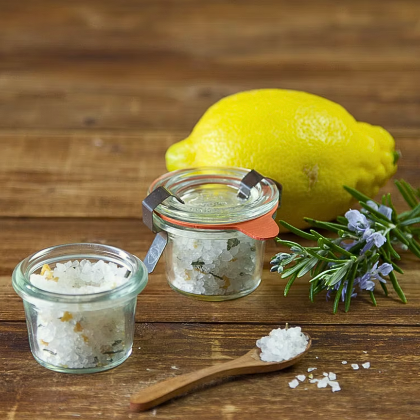 Sturz-Glas 35 ml mit Glasdeckel (12 St.)