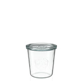 Tapered jar 500 ml with glass lid (6 pcs.)