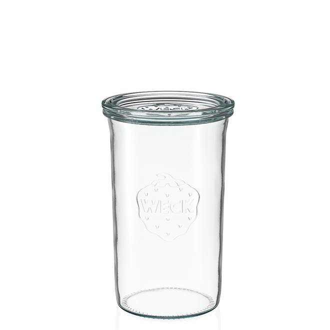Sturz-Glas 1000 ml mit Glasdeckel (6 St.)