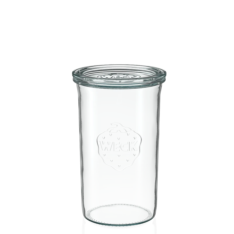 Sturz-Glas 1000 ml mit Glasdeckel (6 St.)