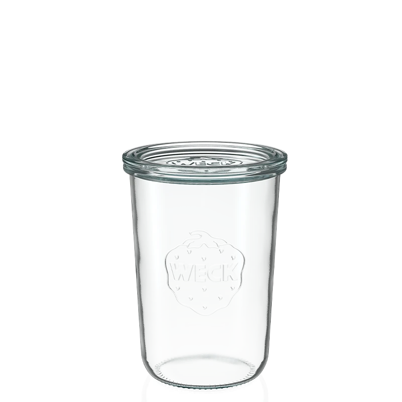 Sturz-Glas 850 ml mit Glasdeckel (6 St.)