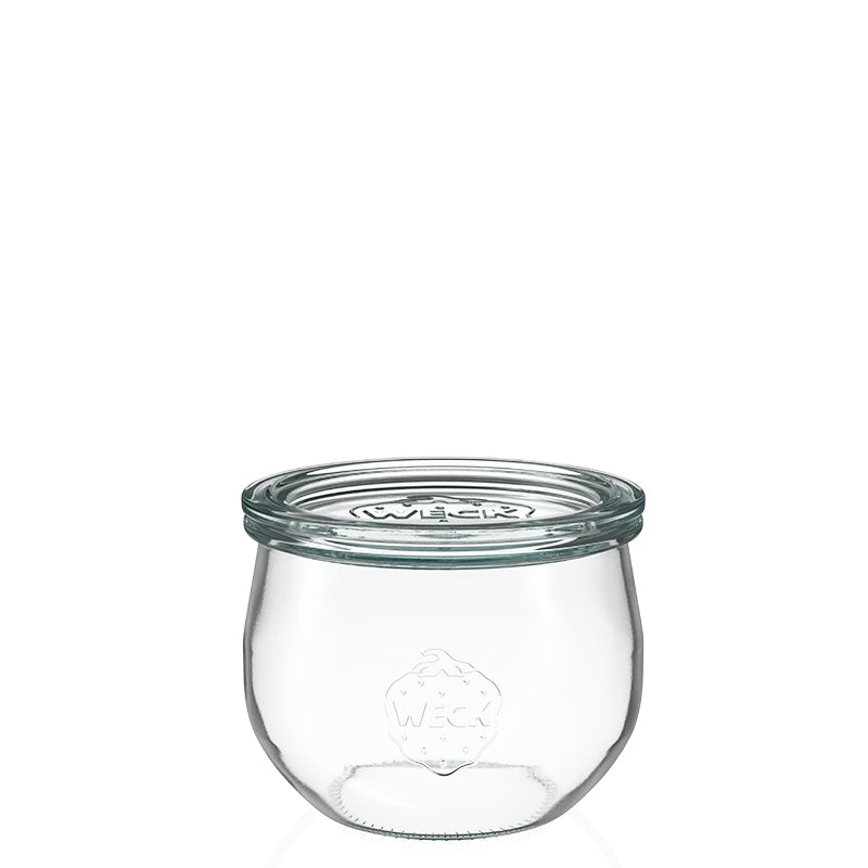 Tulpenglas 480 ml mit Glasdeckel (6 St.)