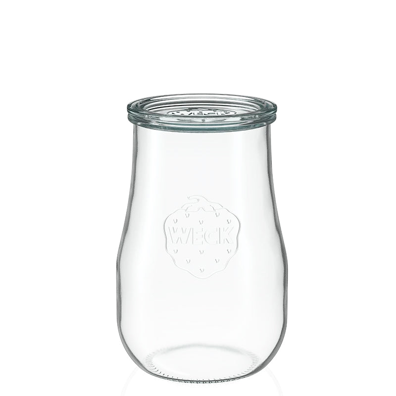 Tulpenglas 1650 ml mit Glasdeckel (4 St.)
