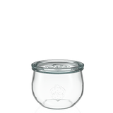 Tulpen-Glas 580 ml mit Glasdeckel (6 St.)